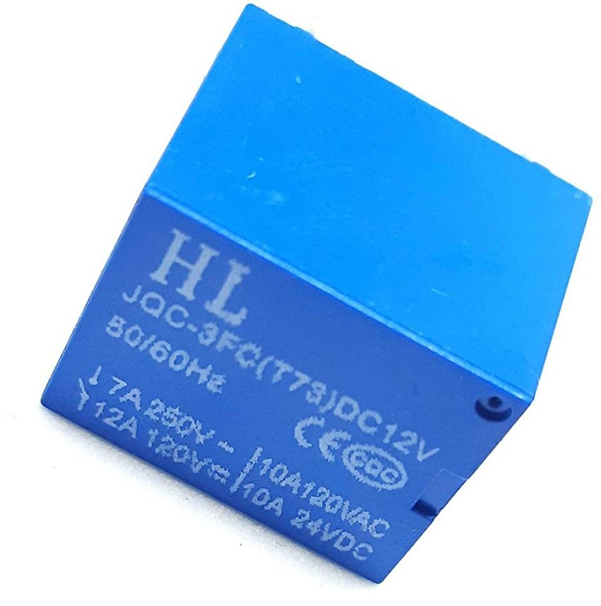 Ihc 12V DC Sugarcube Power Relay SRD-12VDC-SL-C 5 Pin PCB Type by Indian  Hobby Center (Pack of 5) Electronic Components Electronic Hobby Kit Price  in India - Buy Ihc 12V DC Sugarcube
