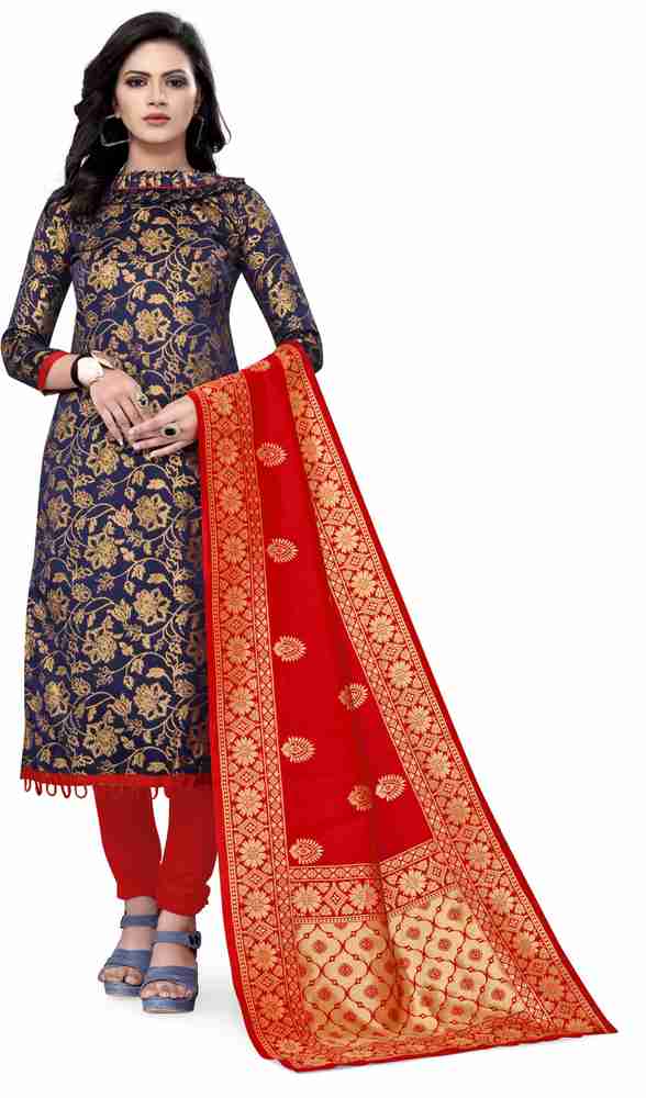 Silk dress on sale material flipkart
