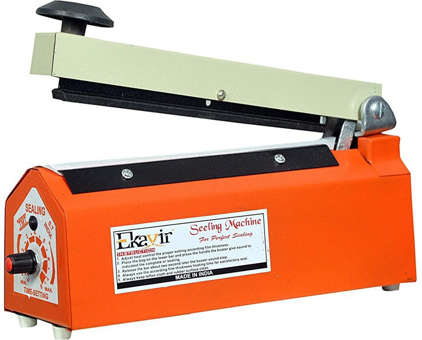 Ekavir Hand sealing machine for Plastic pouch packing Table Top