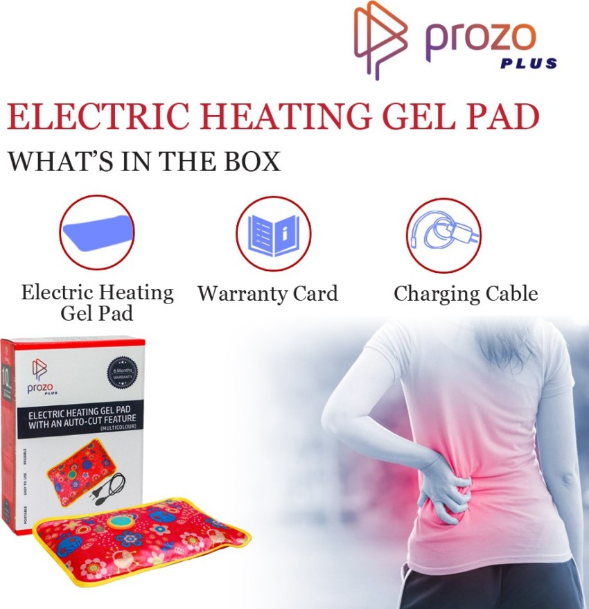 Prozo Plus Electric Heating Gel Pad, Electric Hot Bottle with Auto-Cut  Feature, 10-Minute Charging, Premium Product With 6-Month Warranty -  Multicolour Heating Pad - Prozo Plus 