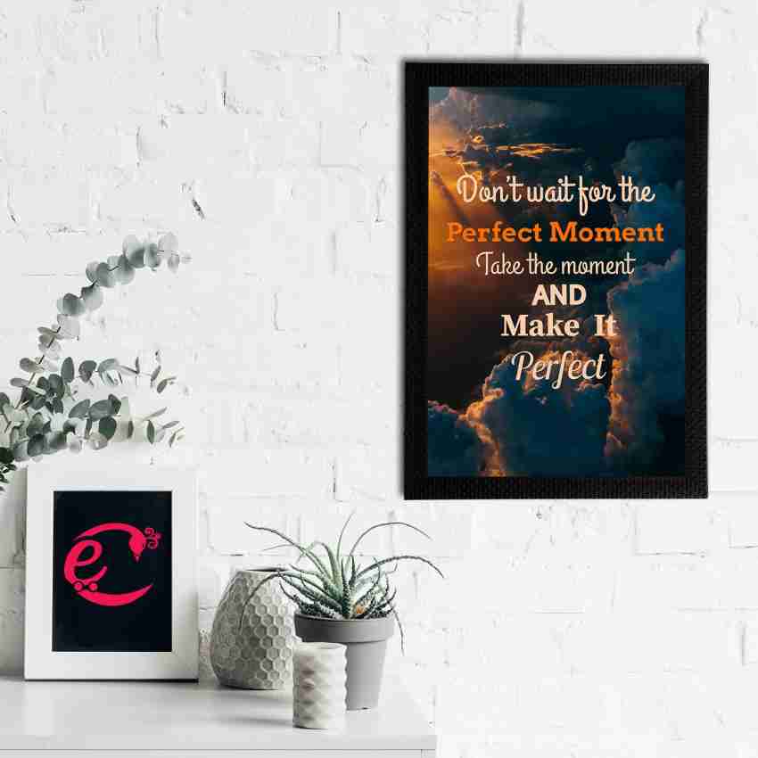 Ritwika's Collection Of 8 Abstract Wall Art Of Motivational One Liners With  Frame for Home and Office Decor Digital Reprint 13.5 inch x 9.5 inch  Painting Price in India - Buy Ritwika's