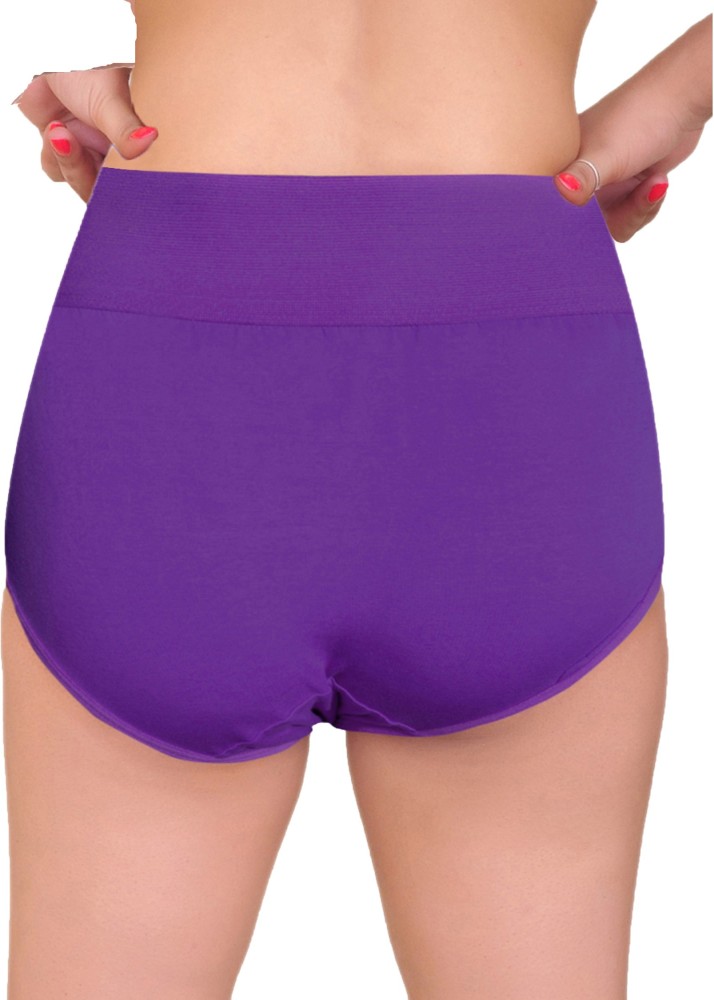 Women's Purple High Waisted Panties