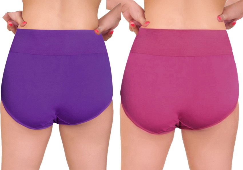 Pusyy Women Hipster Purple Panty(Pack of 1)