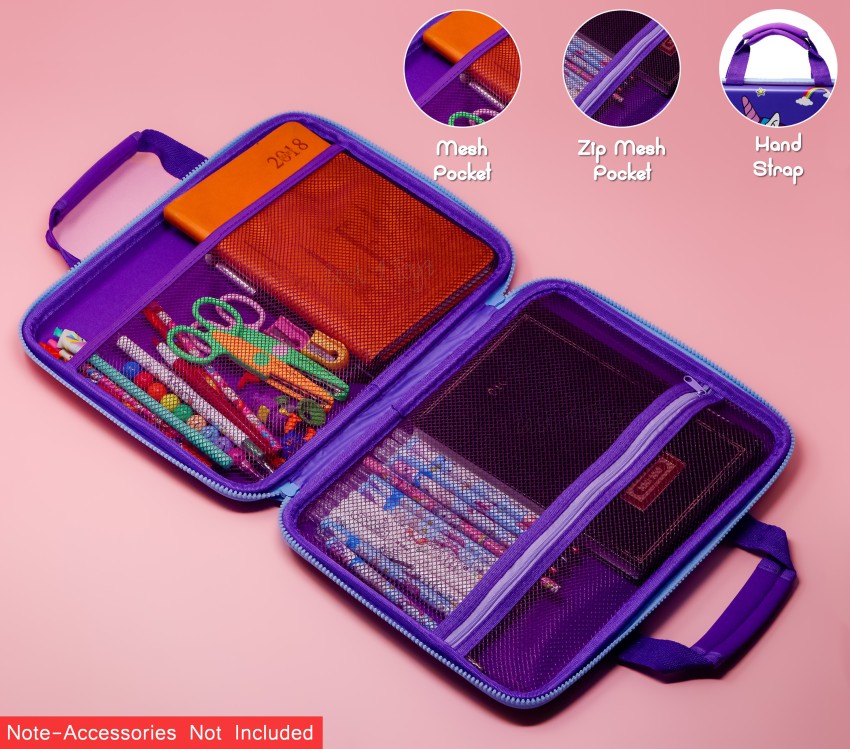 Buy zest 4 toyz Pencil Case for Girls Multipurpose Stylish 3D Embossed  Large Pen & Pencil Pouch School Online at Best Prices in India - JioMart.