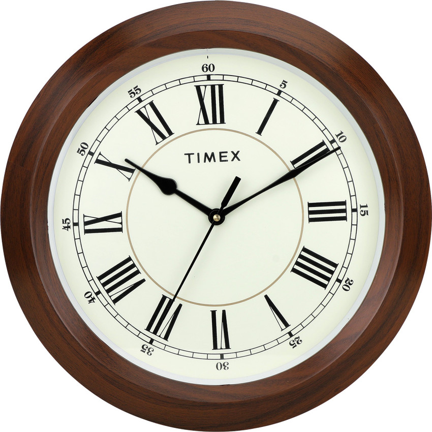 Timex Analog 30.5 cm X 30.5 cm Wall Clock Price in India Buy Timex Analog 30.5 cm X 30.5 cm Wall Clock online at Flipkart