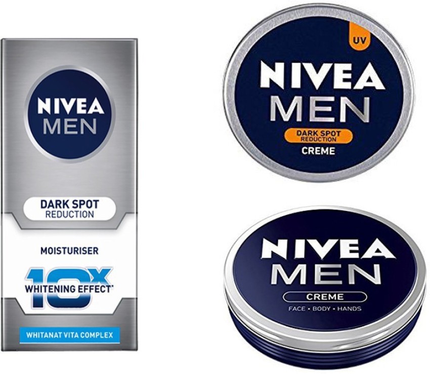 Facial cream with sun protection for men light texture Nivea Men UV Cream  30ml*3