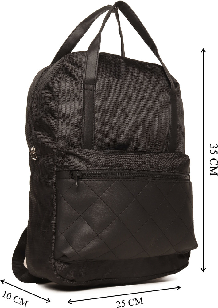 Medium size hotsell black backpack