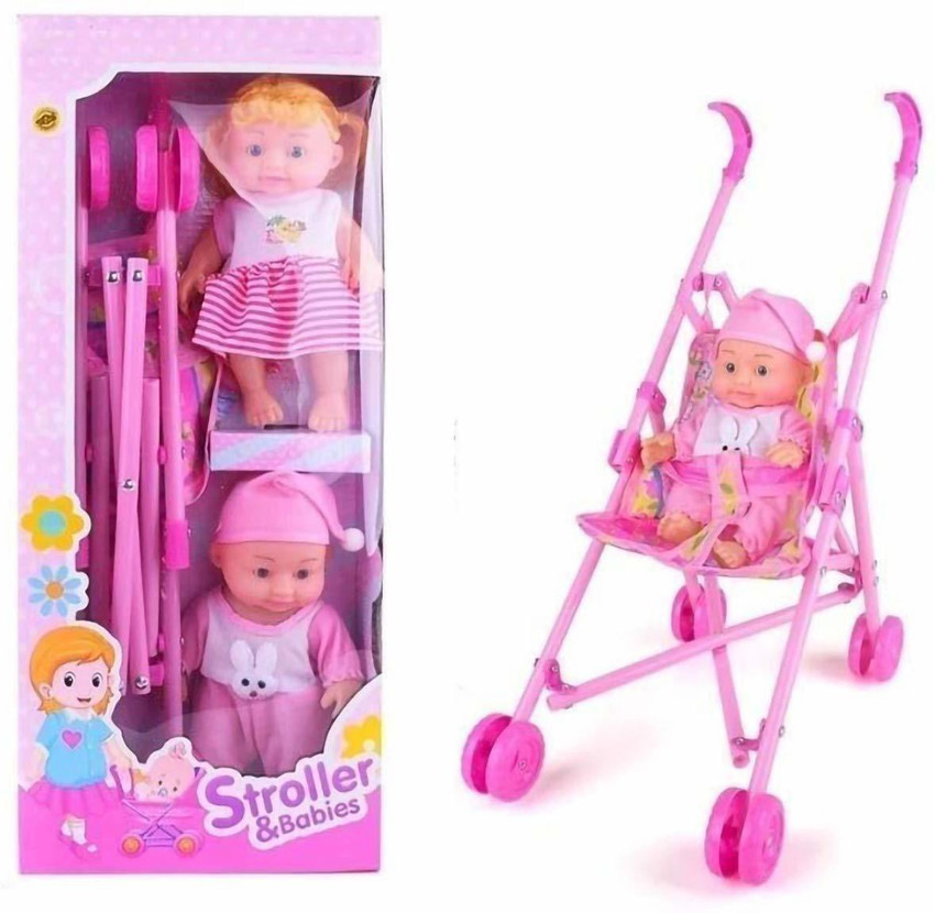 Folding on sale dolls pram