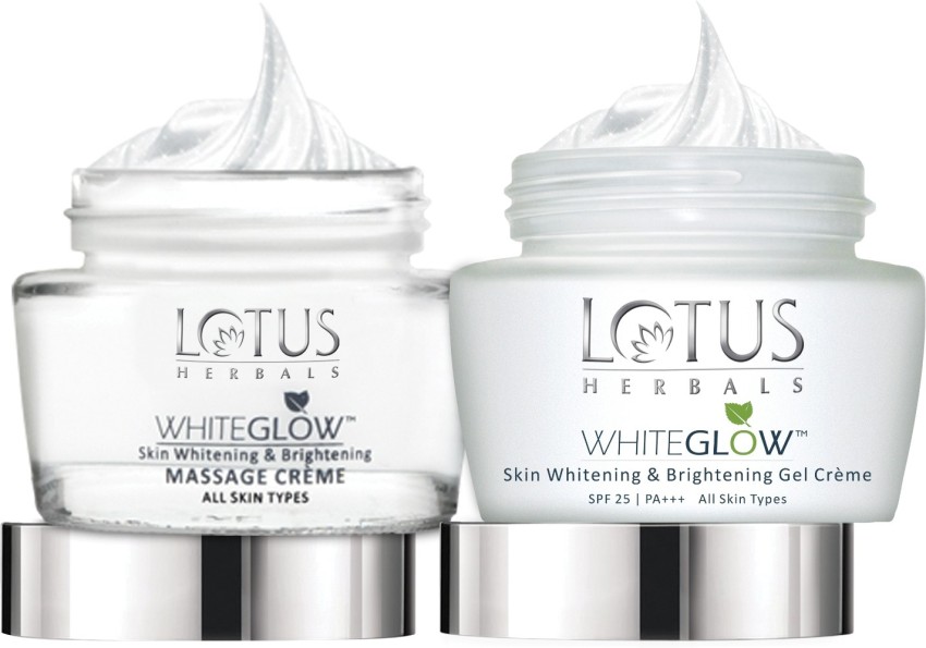 LOTUS Herbals White Glow Skin Whitening Brightening Massage