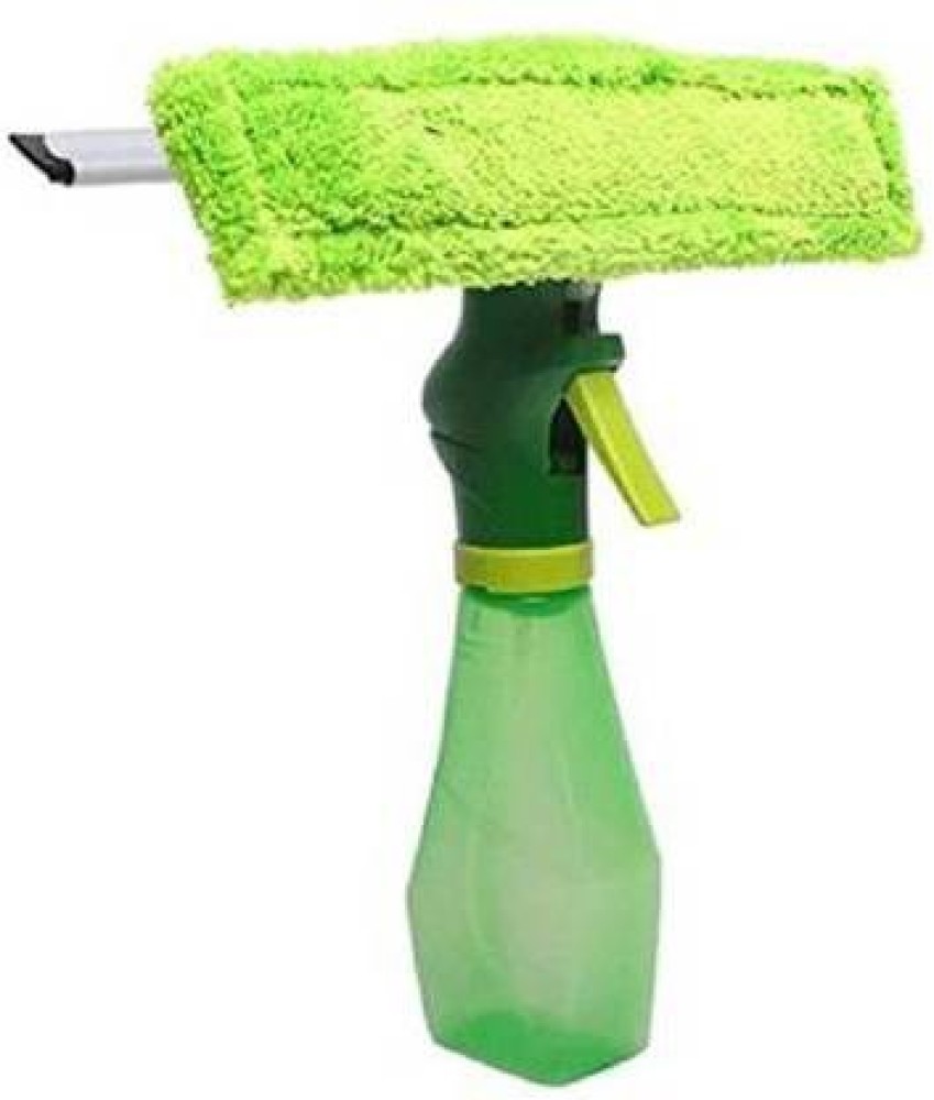 3 In 1 Plastic Easy Glass Spray Type Cleaning Brush Window Cleaner