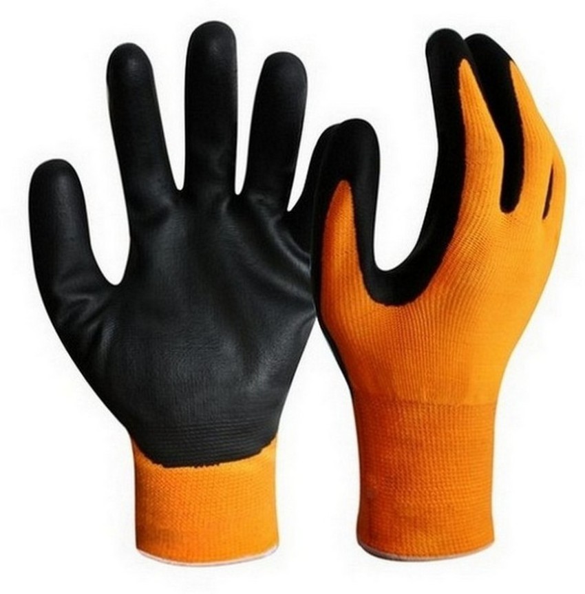 RBGIIT Cut Restitance Cheamical Water Heat Electric Shoot Proof Non Cutting  Rubber Safety Gloves In Contruction Steel Wooden Labour Motor Bike Reparing  Packing Worker Safety Hand Gloves AS434 Nylon Safety Gloves Price