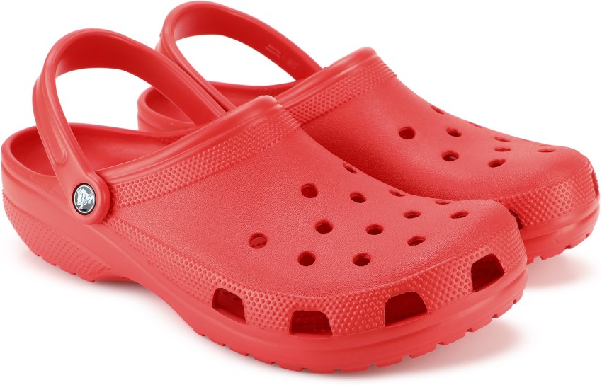 Red discount crocs womens