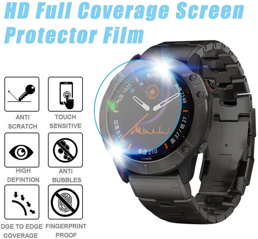 Garmin fenix 6x pro solar glass scratch deals