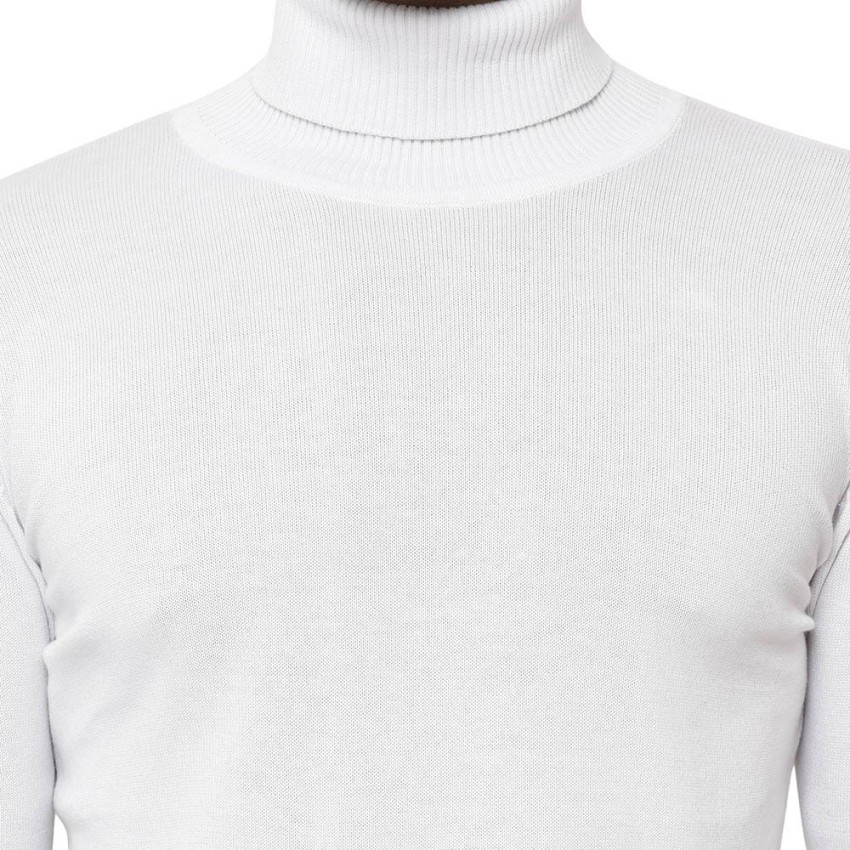 Buy DENIMHOLIC Men's Knitted Slim Fit Winter Wear High Neck Cotton