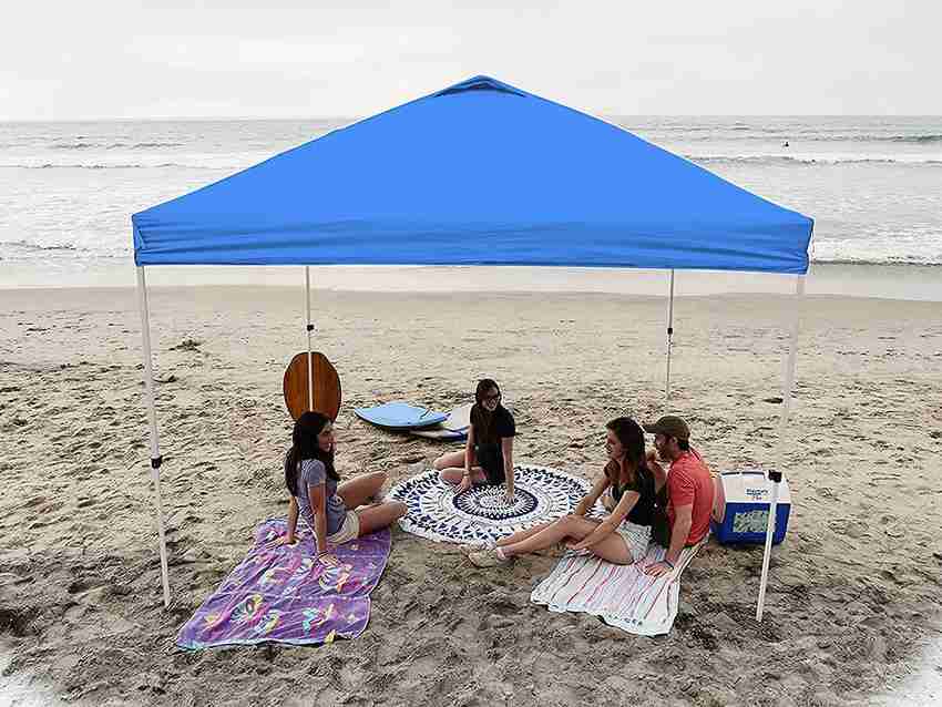 Plantex Outdoor 10x10 Easy Set Up Folding Tent Tent for Beach Camping Wheeled Carry Bag Tent For Outdoor Cafeteria General Utility Furniture Buy Plantex Outdoor 10x10 Easy Set Up Folding Tent Tent