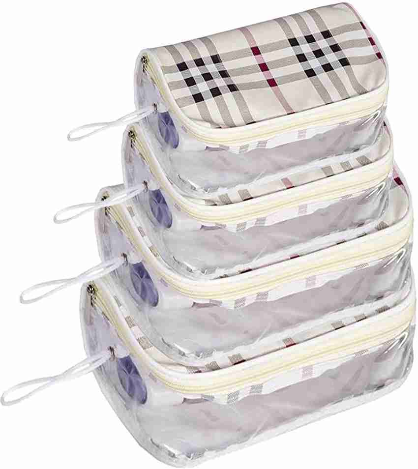 Plastic makeup pouch clearance