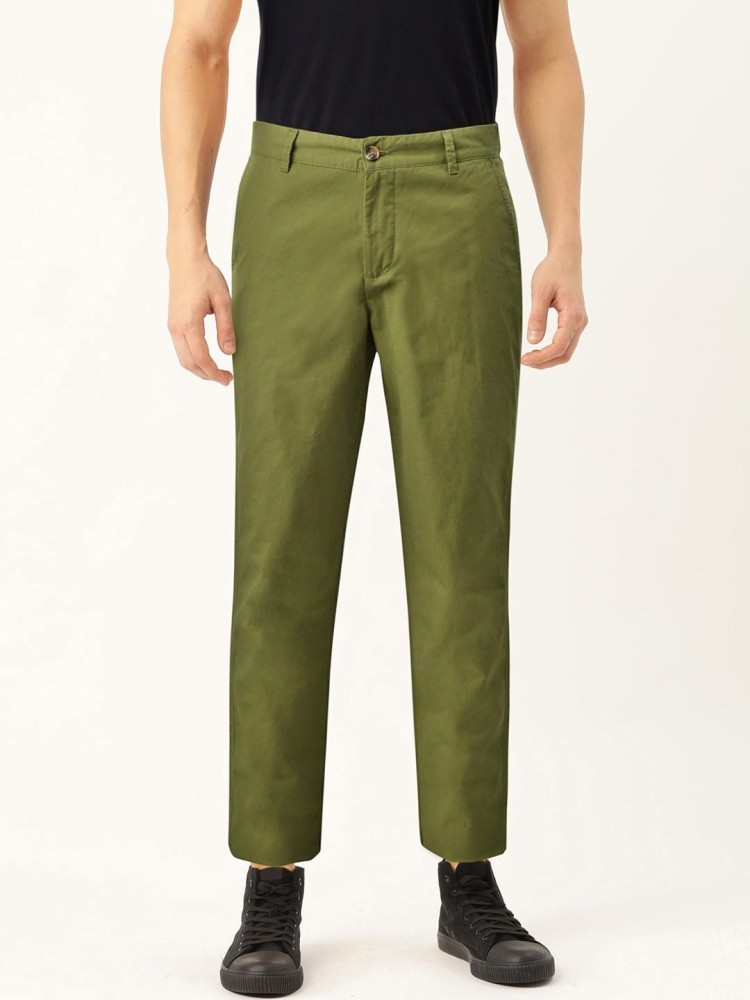 Buy United Colors of Benetton Beige Cotton Slim Fit Trousers for Mens  Online  Tata CLiQ