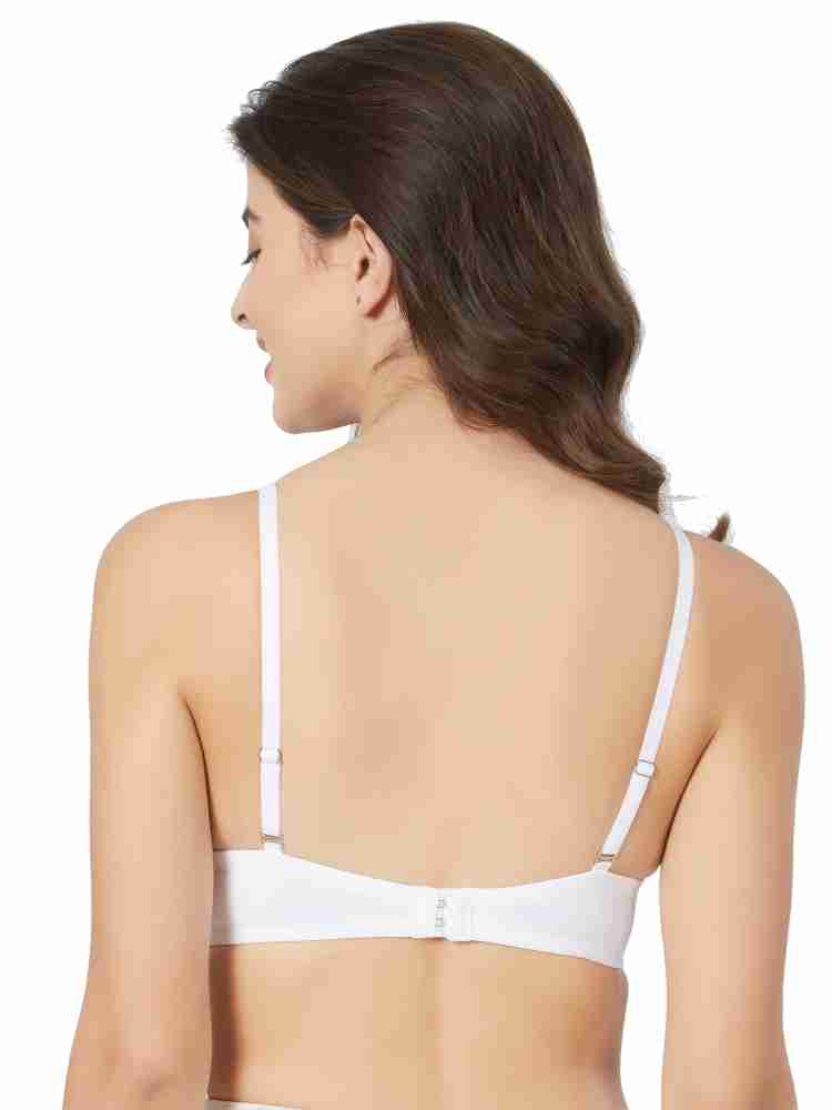 Buy SOIE- Full coverage, Non padded, non wired White Bra-White-34B