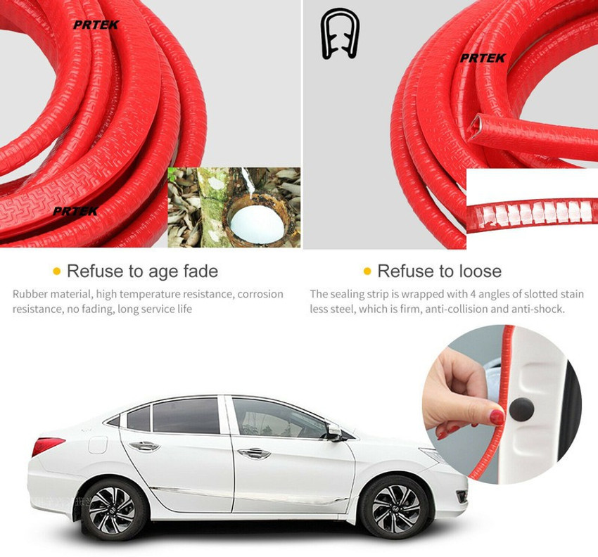 Automotive door store edge trim