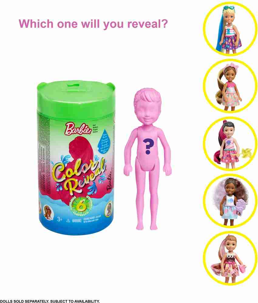 BARBIE CHELSEA COLOR REVEAL DOLL ASSORTMENT Flipkart
