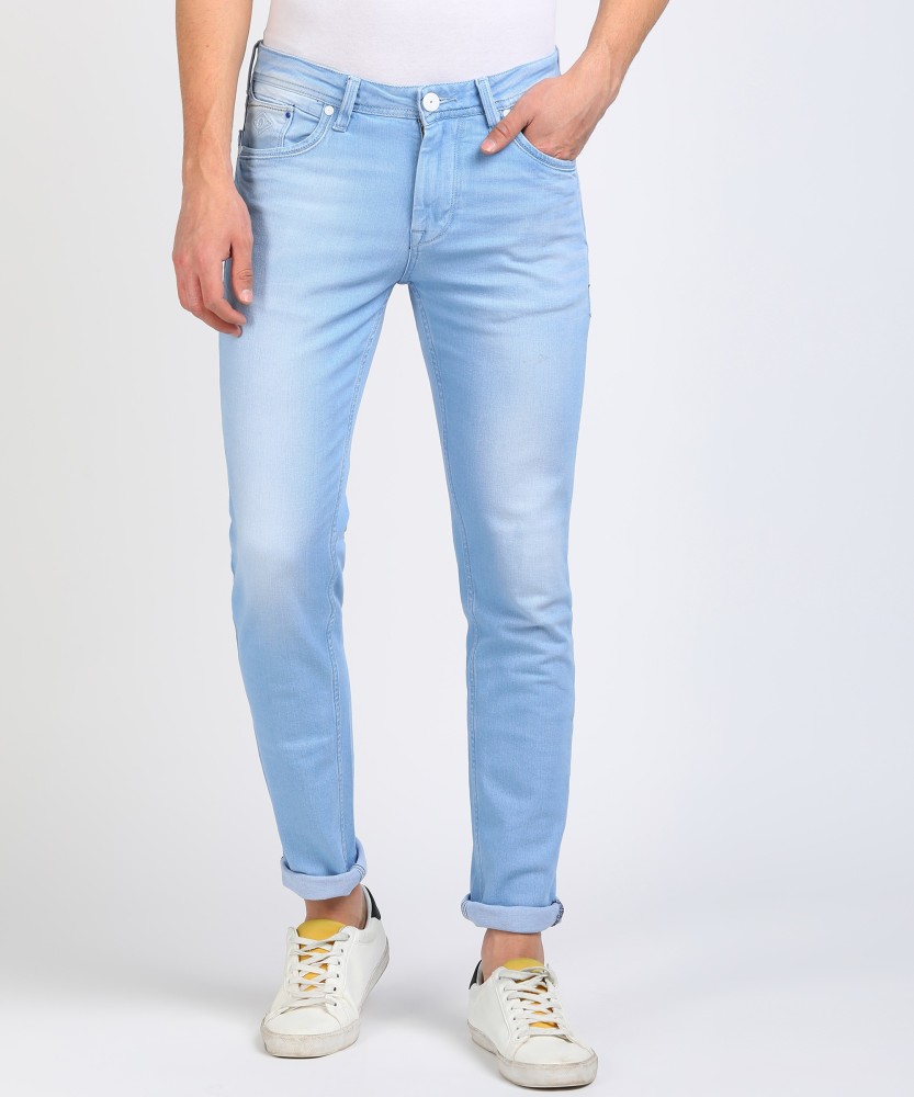 sky blue jeans men