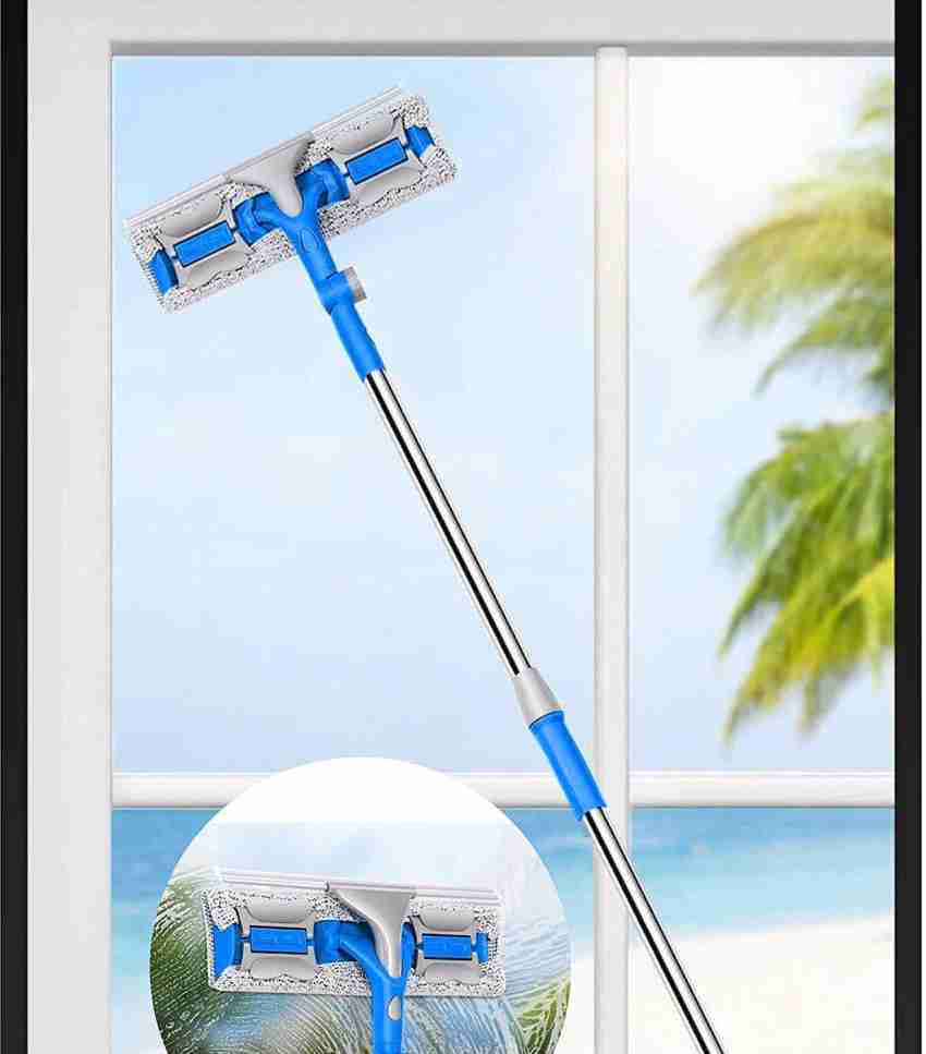 SIGMASTONE Stretch Rotatable Cleaning Glass Wiper Window Cleaner Mop And 1  Pad Free Wet & Dry Mop Price in India - Buy SIGMASTONE Stretch Rotatable  Cleaning Glass Wiper Window Cleaner Mop And