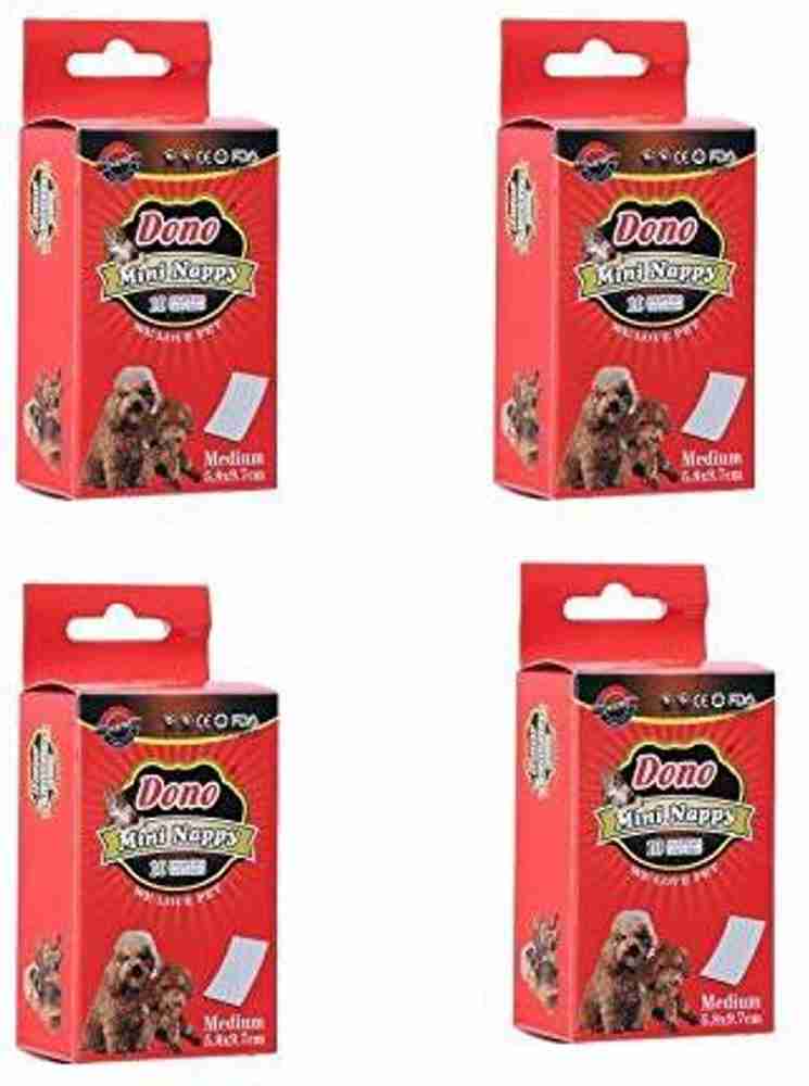 Dono Mini Nappy for Dogs in Heat Napkin Pad Pet Absorbent