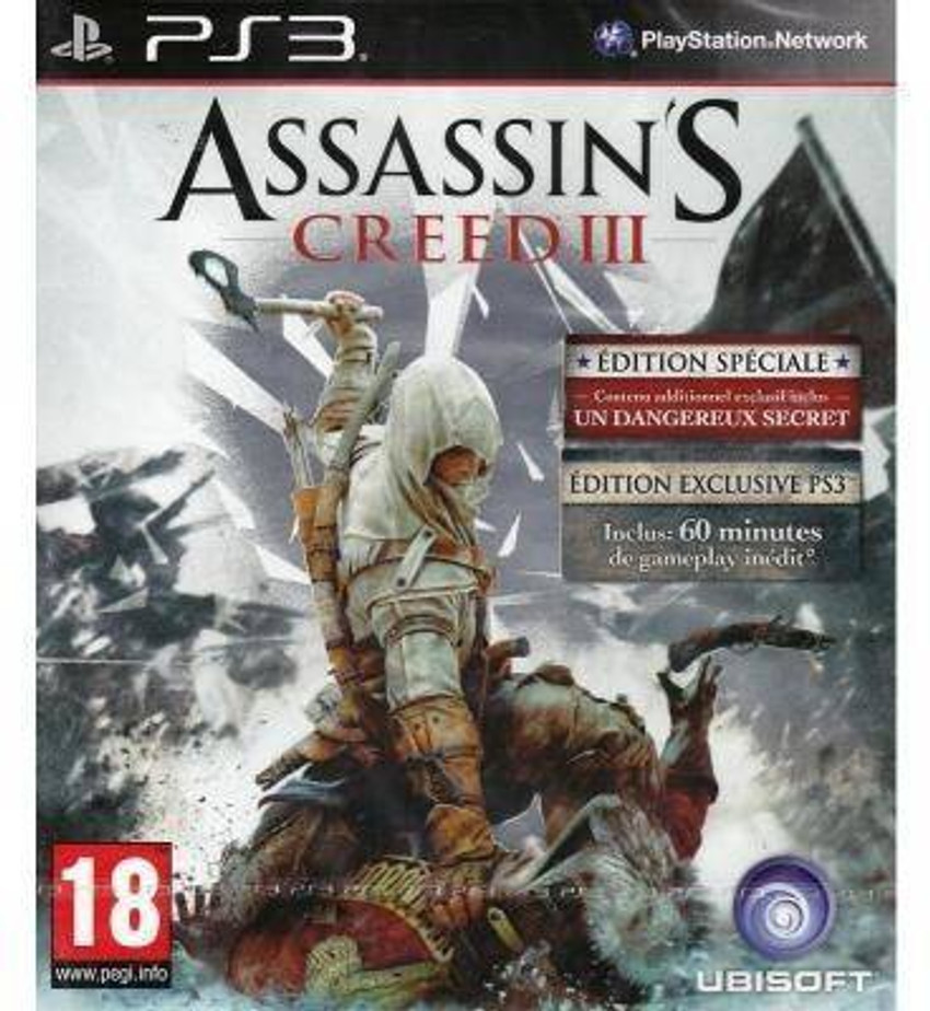 PS3 Assassin's Creed III Special Edition Price in India - Buy PS3  Assassin's Creed III Special Edition online at