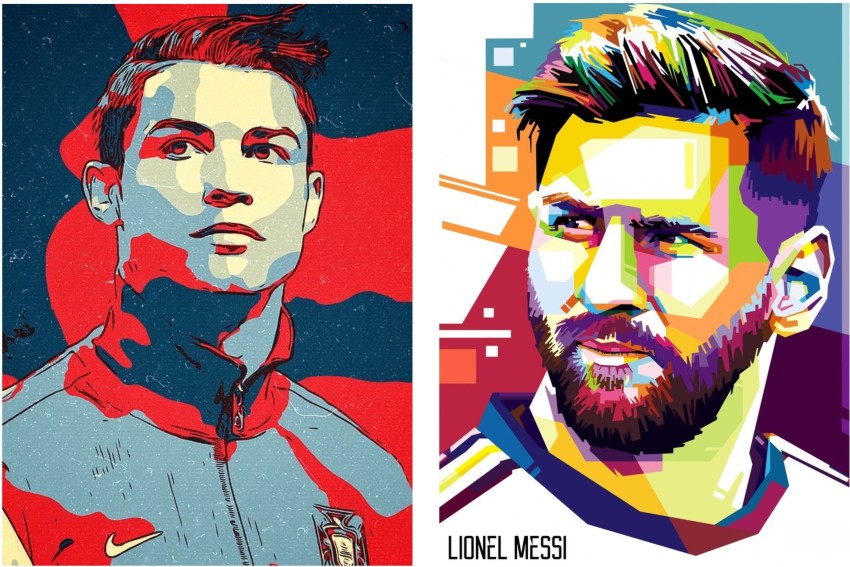 Ronaldo Messi Posters