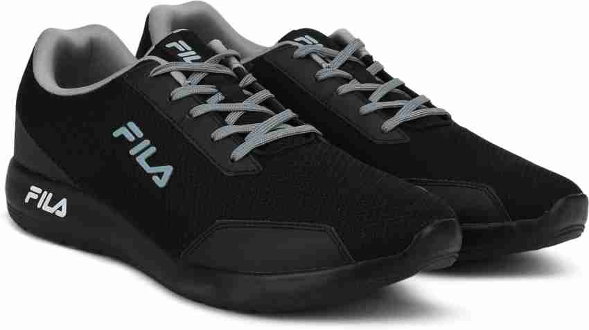 Fila black cheap shoes mens