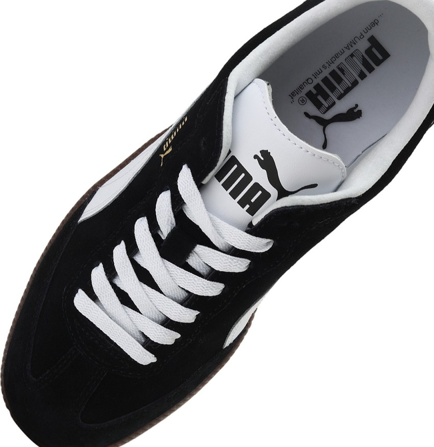 Puma liga black and white best sale