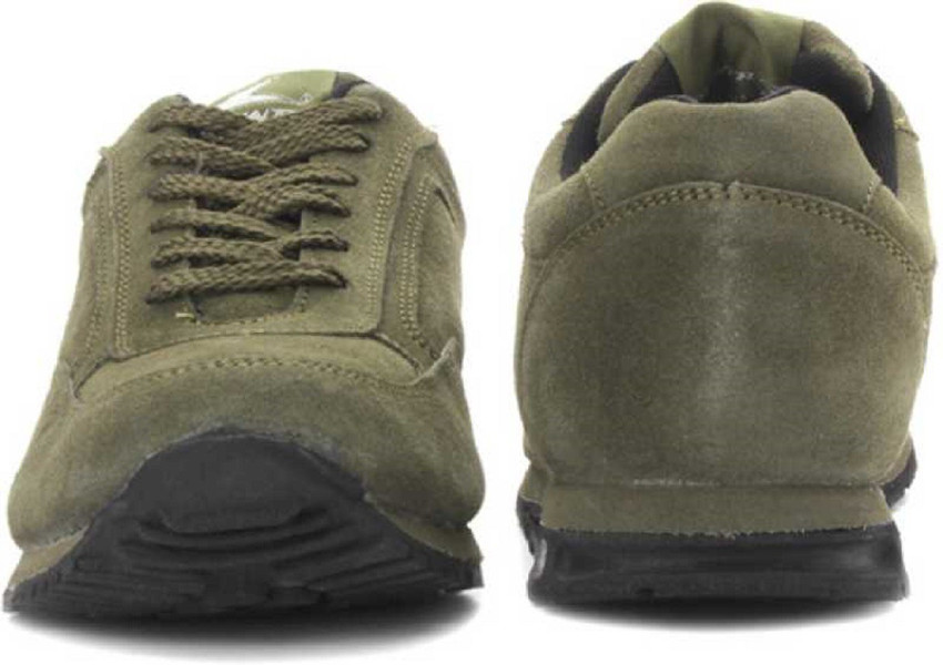 POWER by Bata Extreme Leather Running Shoes For Men Buy Green