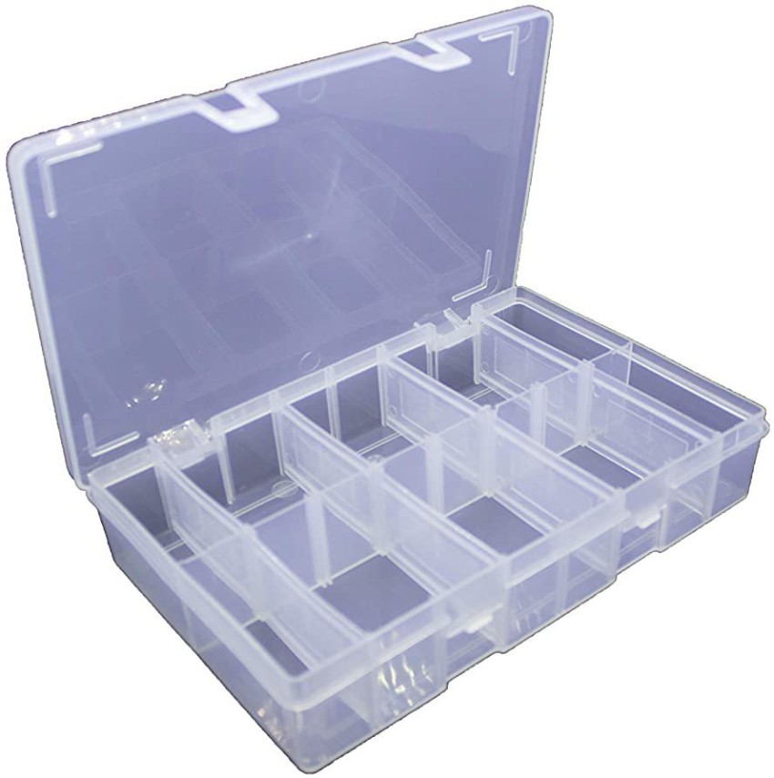 GLOBOMOTIVE Multipurpose Plastic Storage Box with 8 Removable