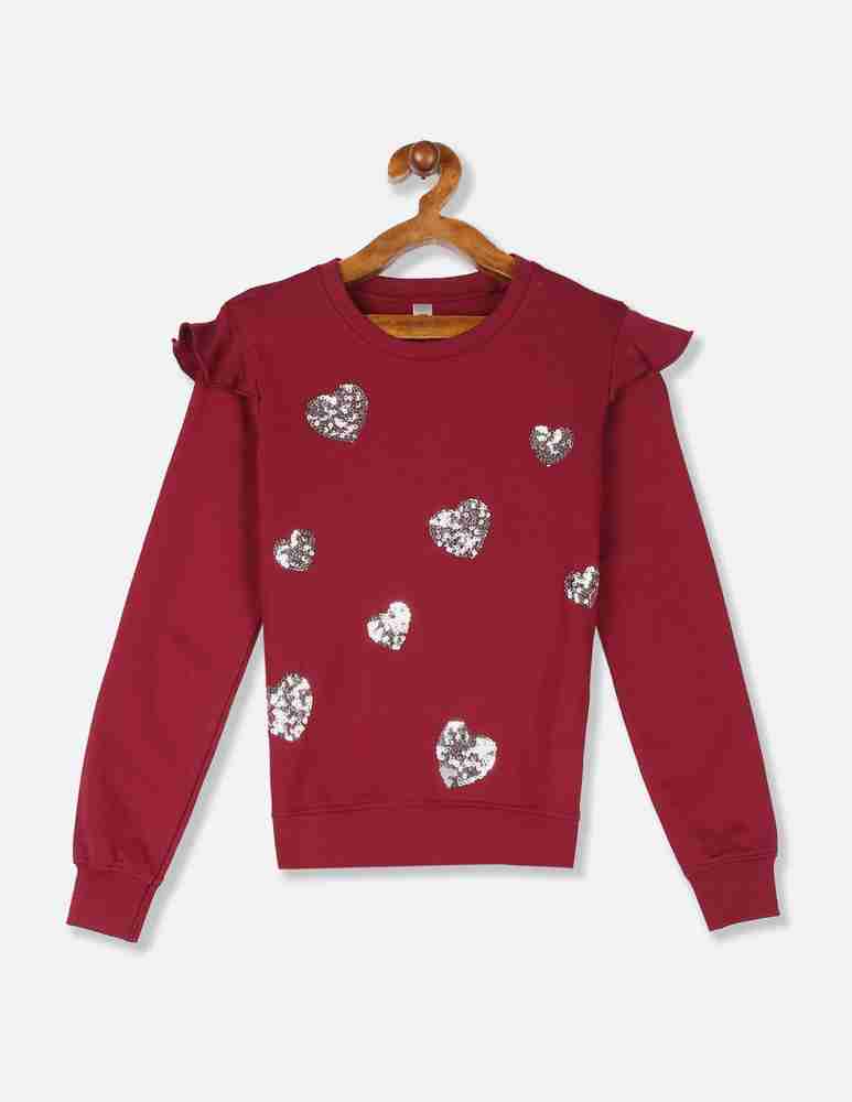 CHEROKEE Full Sleeve Embellished Girls Sweatshirt Buy CHEROKEE