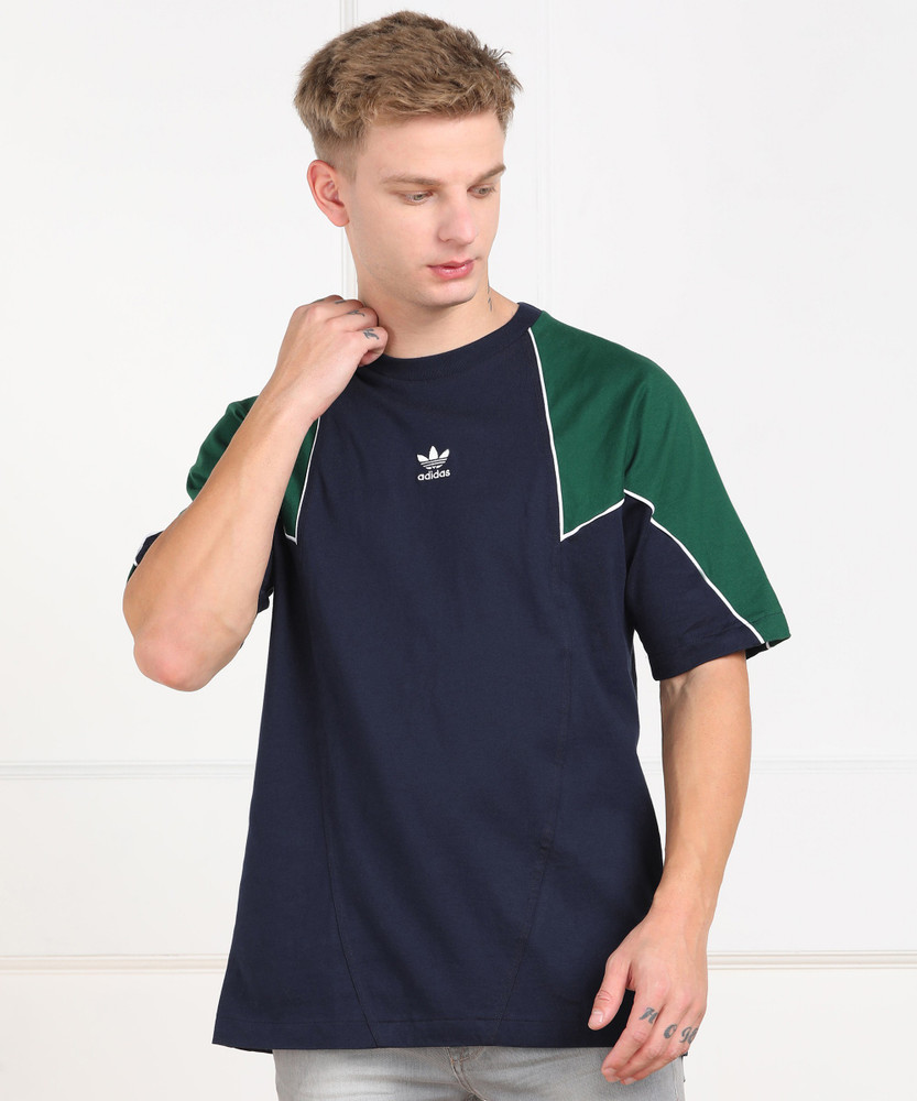 ADIDAS ORIGINALS Colorblock Men Round Neck Blue T Shirt Buy ADIDAS ORIGINALS Colorblock Men Round Neck Blue T Shirt Online at Best Prices in India Flipkart