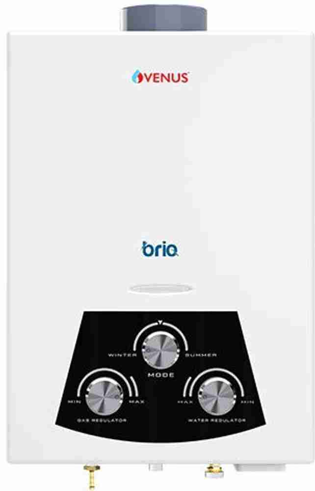 Venus 6 L Gas Water Geyser (Brio, White) Price in India - Buy Venus 6 L Gas Water  Geyser (Brio, White) online at Flipkart.com