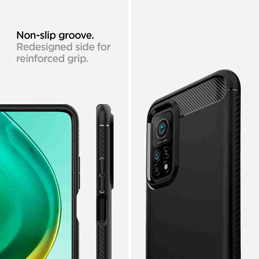 Spigen Rugged Armor Back Cover for Mi 10T Pro Spigen Flipkart