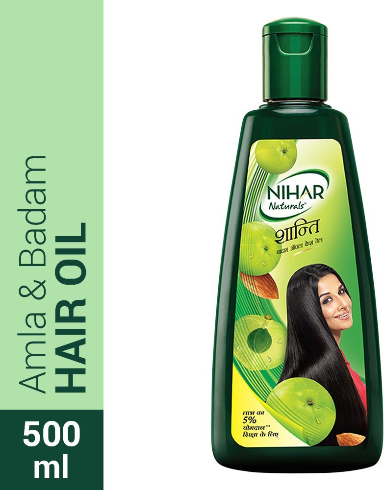Buy Nihar Naturals Shanti Badam Amla Hair Oil 175ml Online at Low Prices  in India  Amazonin
