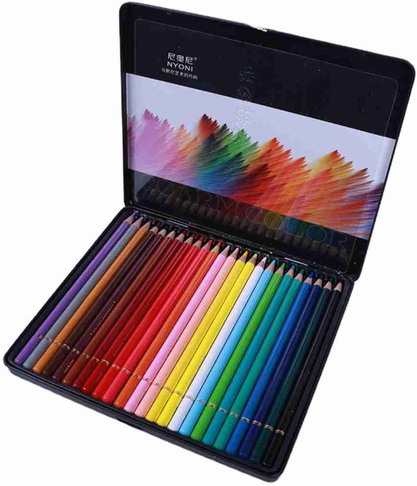 Flipkart Ondesk Artics Artists Fine Art 24 Pcs Oil Based Round Shaped Color Pencils Oil Based Colour Pencil Set