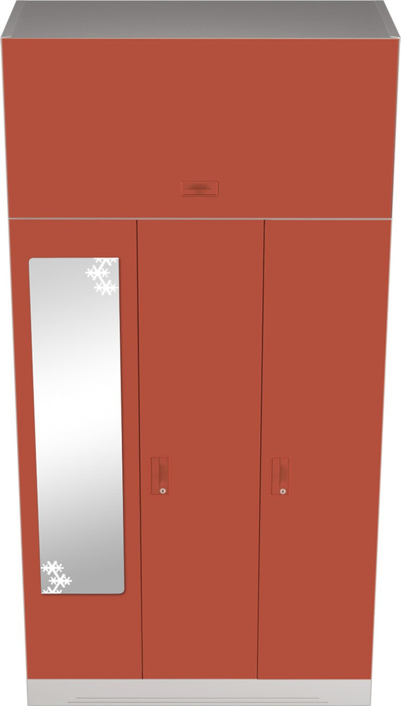 Godrej Interio Slimline 3 Door M2 Metal Almirah Price in India