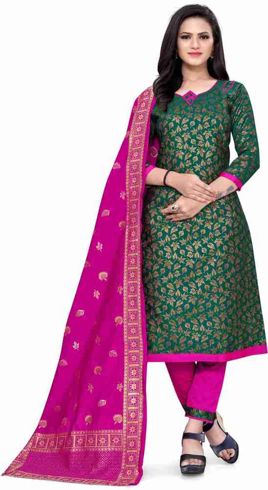 Silk dress material flipkart 2025