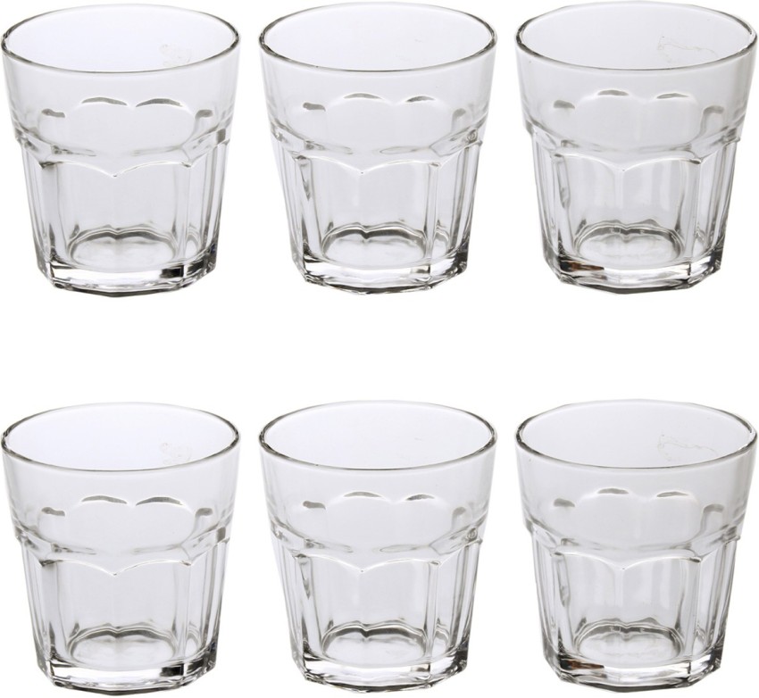 1st Time (Pack of 6) Multi Purpose Beverage Tumbler Drinking Glass Set For  Home & Bar Use ( Set Of 6) kk106 Glass Set Whisky Glass Price in India -  Buy 1st