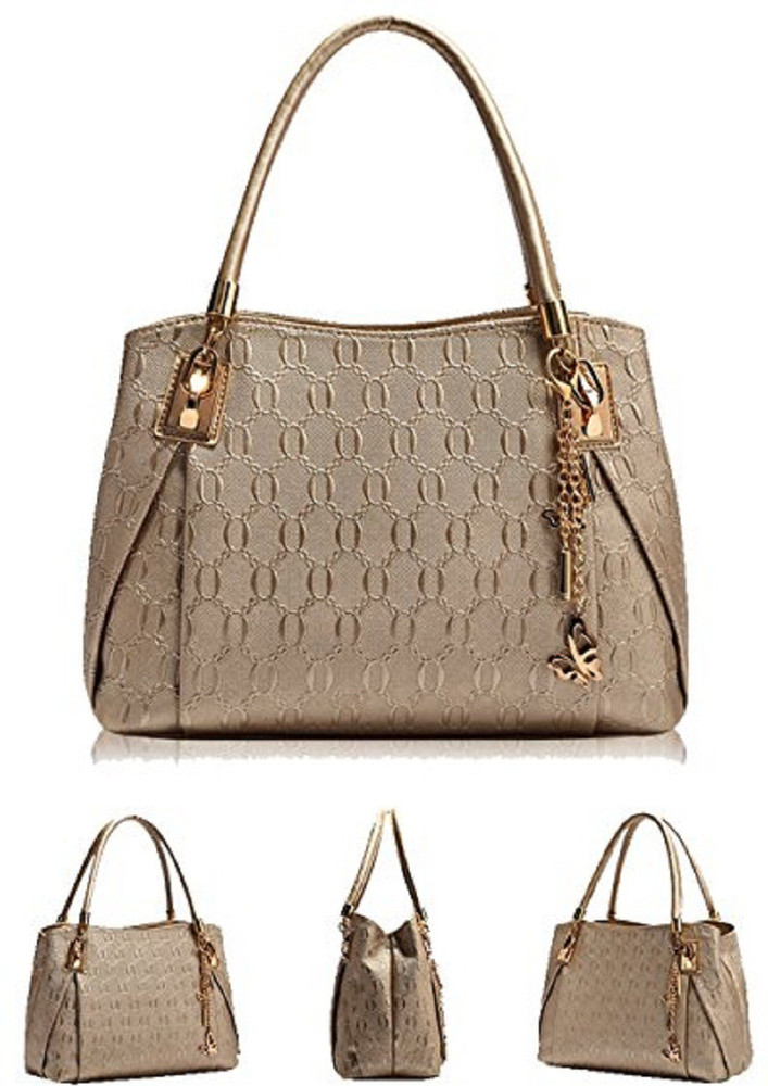 Buy VEZELA Women Gold Shoulder Bag Golden Online Best Price in