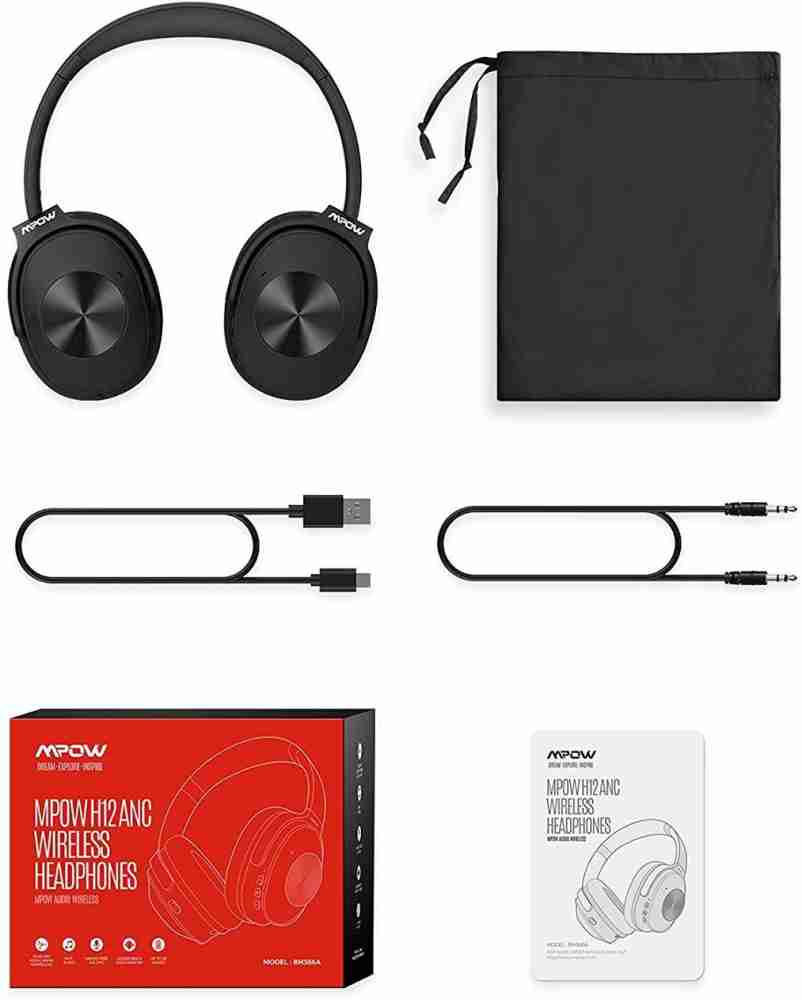 Mpow h5 active noise cancelling online headphones