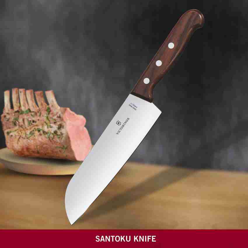 Victorinox 1 Pc Stainless Steel Knife Rosewood Santoku Knife Stainless Steel Japanese Knife Ideal for All Professional and Home Use Wooden 17 cm Swiss Made Price in India Buy Victorinox 1