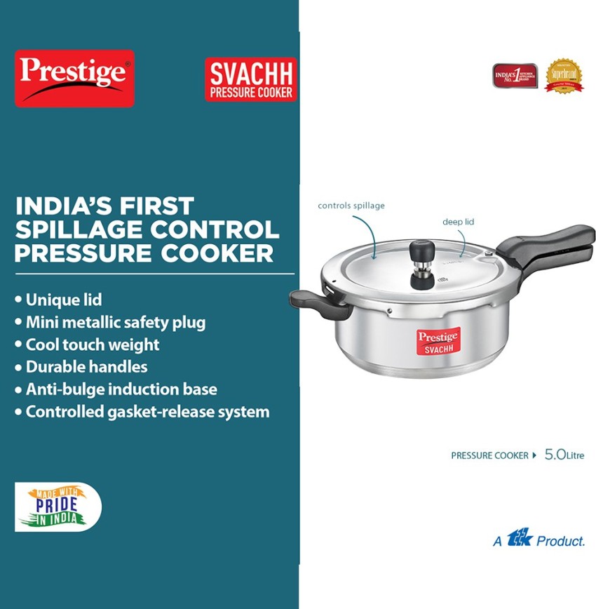 prestige svachh pressure cooker 5 litre