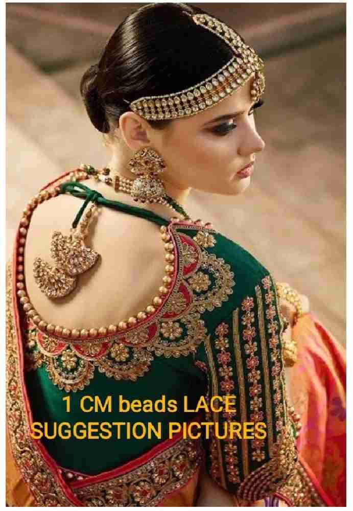 Beads lace for clearance saree