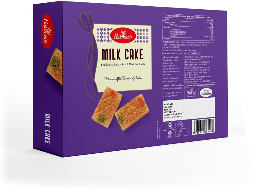 Haldiram's Milk Cake ( 400 g X 2 Boxes) Rs.670 Box Price in India - Buy  Haldiram's Milk Cake ( 400 g X 2 Boxes) Rs.670 Box online at Flipkart.com