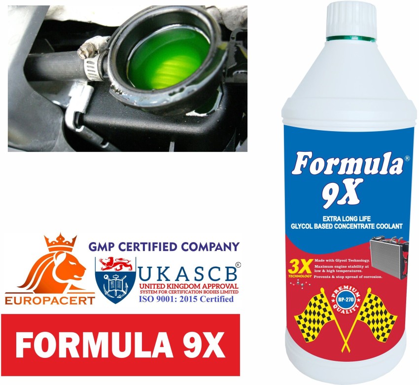 Formula 9x Radiator Cleaner - 250ml +250ml Radiator Cleaner Flush Price in  India - Buy Formula 9x Radiator Cleaner - 250ml +250ml Radiator Cleaner  Flush online at