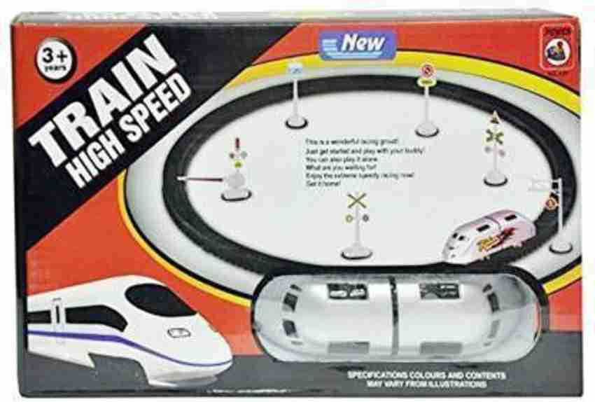tryzens High Speed Battery Operated Bullet Train Toy Set Game with Tracks and Signals High Speed Battery Operated Bullet Train Toy Set Game with Tracks and Signals Buy High Speed Metro Train